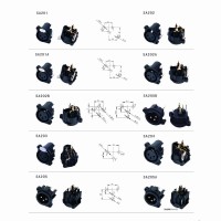 XLR 3p/5pin PCB Mounting Chassis Socket XLR Male Female Connector